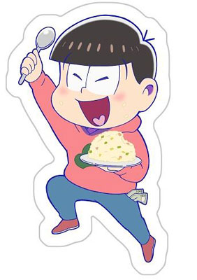 おそ松さん 描き下ろし もぐもぐダイカットクッション おそ松 エムズ 在庫切れ