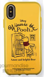 ディズニーキャラクター IIIIfi+ Light Tone(イーフィットライトトーン)iPhone X対応ケース くまのプーさん (DN-492E)[グルマンディーズ]《在庫切れ》