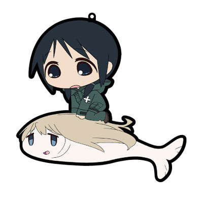 少女終末旅行 限定版　ラバーストラップ付き 少女終末旅行 きゃらいど チト on さかなユーリラバーストラップ