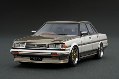 1/43 Toyota Cresta Super Lucent (GX71) White/Gold[イグニッション
