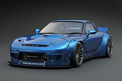 1/18 Rocket Bunny RX-7 (FD3S) Blue Metallic[イグニッション
