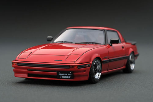 ignition model サバンナ ミニカー ワインレッド 1/43 1/43 Mazda Savanna RX-7 (SA22C) Red[イグニッションモデル
