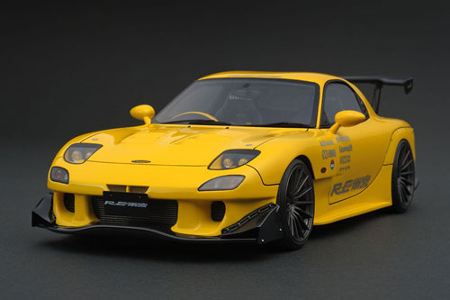 1/18 MAZDA RX-7 (FD3S) RE Amemiya Yellow[イグニッション