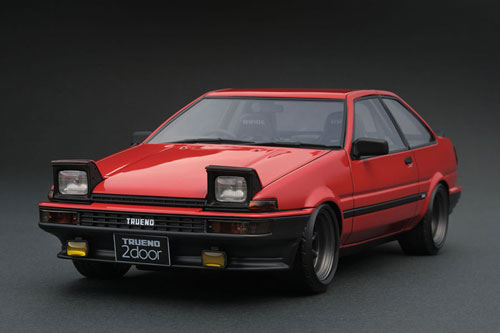 1 18 Toyota スプリンター トレノ Ae86 2door Gt Apex Red イグニッションモデル 送料無料 在庫切れ