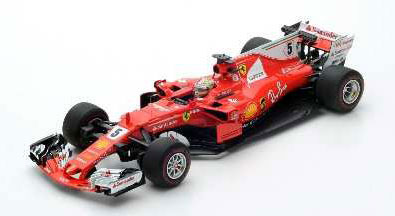 1/18 Scuderia Ferrari SF70H Winner Monaco GP 2017 Sebastian Vettel