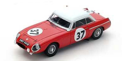 1/43 MG MGB Hardtop No.37 Le Mans 1964 P. Hopkirk - A. Hedges[スパーク]《在庫切れ》