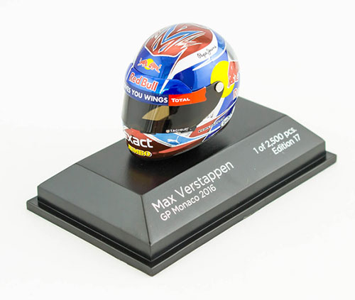 MINICHAMPS マックス・フェルスタッペン　1/8 ヘルメット 1/8 アライ ヘルメット マックス・フェルスタッペン モナコGP 2016