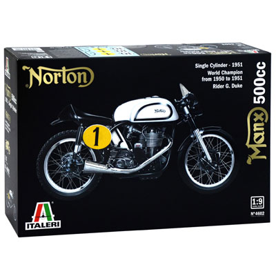 1/9 ノートン マンクス 500cc 1951 プラモデル（再販）[イタレリ