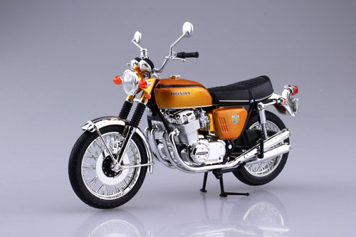 1/12 完成品バイク Honda CB750FOUR(K0) キャンディゴールド