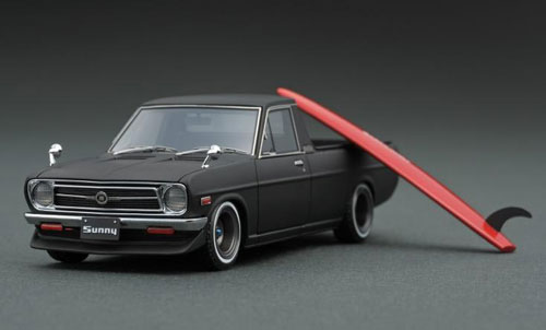 1/43 Nissan Sunny Truck Long (B121) Matte Black[イグニッションモデル]【送料無料】《在庫切れ》