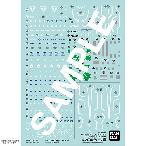 【中古】ガンダムデカールNo.117 RG 1/144 ダブルオークアンタ用[バンダイ]