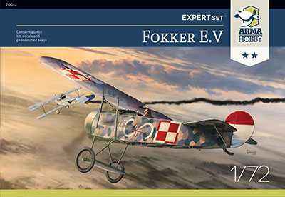 1/72 フォッカーE.V単葉戦闘機 エキスパート版 プラモデル[Arma Hobby]《在庫切れ》