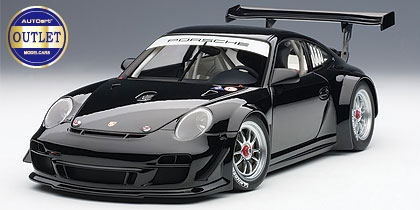 1/18 ポルシェ 911 (997) GT3 R 2010 プレーンボディ (ブラック
