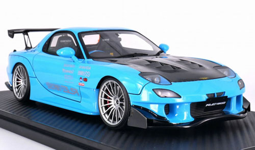 イグニッション 1/43 マツダ RX-7 FD3S RE雨宮 ライトブルー rx-7 雨宮