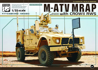 1/35 M-ATV MRAP w/CROW II RWS プラモデル（再販）[パンダホビー