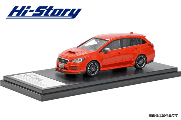 1/43 スバル レヴォーグ 2.0STI Sport EyeSight (2016) ピュアレッド[ハイストーリー]《在庫切れ》
