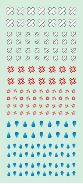 くらくらシール DE1-21 感情[くらくら]《在庫切れ》