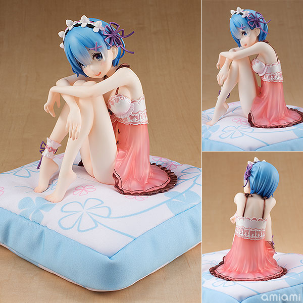 【中古】【特典】Re：ゼロから始める異世界生活 レム・バースデーランジェリーVer. 1/7 完成品フィギュア(カドカワストア、キャラアニ.com限定)[KADOKAWA]