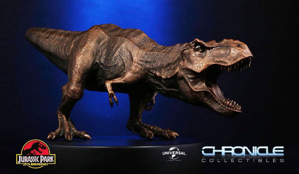 ジュラシック パーク スタチュー ティラノサウルス レックス 25周年記念ブロンズカラー版 クロニクル 送料無料 在庫切れ