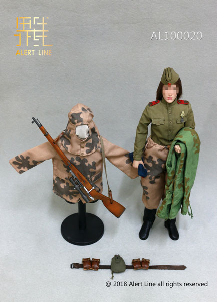 1/6 WWII ソビエト フィメール ソルジャー スナイパー セット[Alert