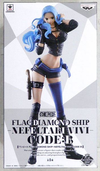 【中古】ワンピース FLAG DIAMOND SHIP-NEFELTARI VIVI- CODE：B ネフェルタリ・ビビ (プライズ)[バンプレスト]