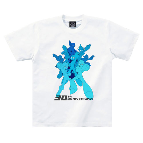 ロックマン 30周年アートTシャツ ブルーグラデーション M[カプコン