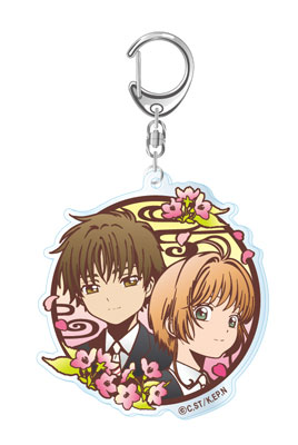 カードキャプターさくら 切り絵シリーズ アクリルキーホルダー さくら＆小狼(しゃおらん)[タカラトミーアーツ]《在庫切れ》