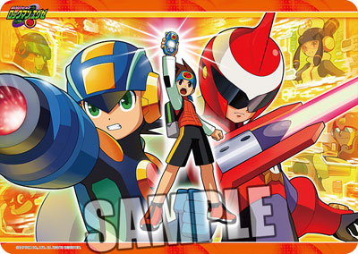 ラバーマット　ロックマンエグゼ キャラクター万能ラバーマット ロックマンエグゼ[ブロッコリー]《在庫