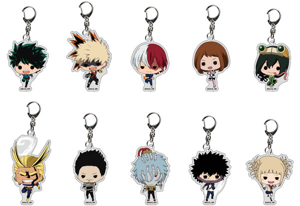 僕のヒーローアカデミア TINYアクリルキーホルダーVol2 10個入りBOX[読売テレビエンタープライズ]《在庫切れ》
