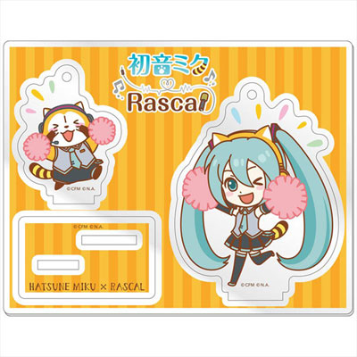 初音ミク×ラスカル アクリルスタンドキーホルダー vol.4[キャラバン