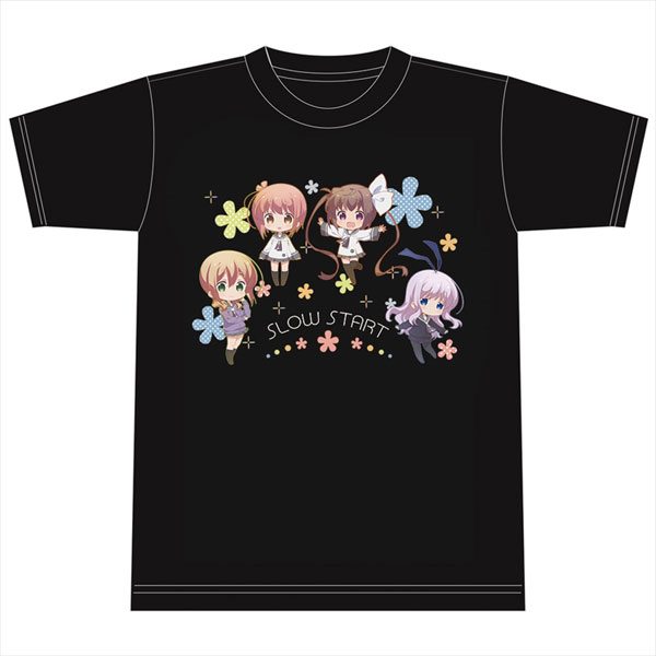 スロウスタート Tシャツ Lサイズ[一之瀬花名、百地たまて、十倉栄依子、千石冠][アズメーカー]《在庫切れ》