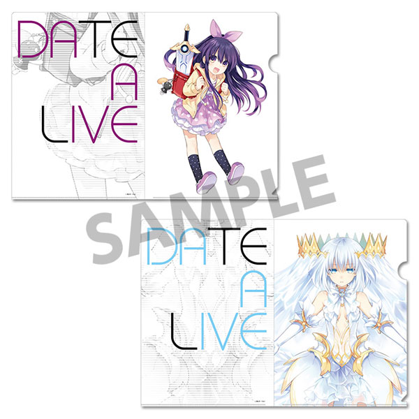 デート・ア・ライブ　A4クリアファイル３枚セット 限定品 デート・ア・ライブIV クリアファイルA
