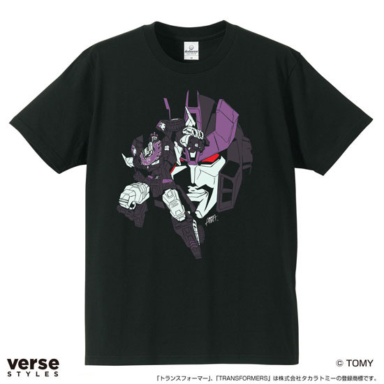 トランスフォーマー T-シャツ シャッタード・グラス ロディマス 雨宮哲 VER. Black L[verse STYLES]《在庫切れ》