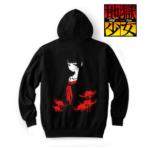 地獄少女 宵伽 バックプリントパーカー メンズ サイズ S アルマビアンカ 在庫切れ