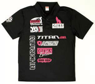 ドライポロシャツ’18 ブラック XL[DRESS]《在庫切れ》