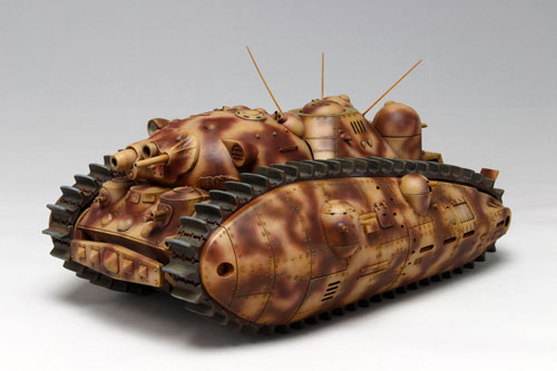 1/72 夢の多砲塔戦車 悪役1号 短砲身 プラモデル[アスカモデル