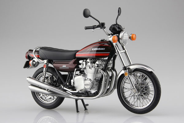 1/12 完成品バイク KAWASAKI 900Super4(Z1) オレンジタイガー[スカイ 