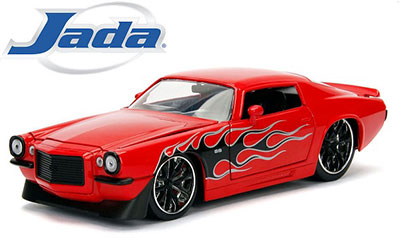 1/24 1971 Chevy Camaro SSGloss Red w/Flames[Jada Toys]《在庫切れ》