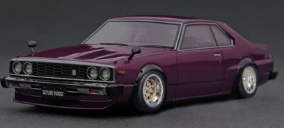 IGモデル 1/18 日産 スカイライン2000 GT-ES C210 パープル IG0308 1/43 Skyline 2000 GT-ES (C210) Blue | LINE UP