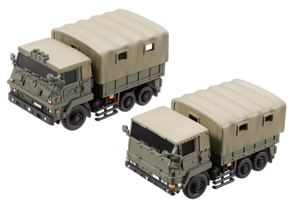 miniQ ミニチュアキューブ 008 陸上自衛隊 3トン半トラック新旧セット