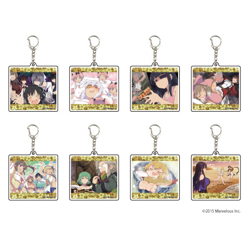 アクリルキーホルダー「閃乱カグラ ESTIVAL VERSUS -少女達の選択-」01/ 8個入りBOX[A3]《在庫切れ》
