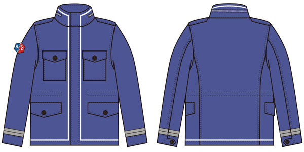 ガールズ＆パンツァー ガルパンツァーブルゾン TYPE：BC自由学園 XXL[AnotherAngle]《在庫切れ》