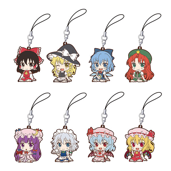 東方project ラバーストラップ 東方Project ラバーストラップコレクション: キャラグッズ
