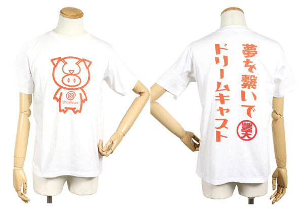 SEGAハード×豊天商店・Tシャツ/ドリームキャスト、白、Mサイズ[ムービック]《在庫切れ》