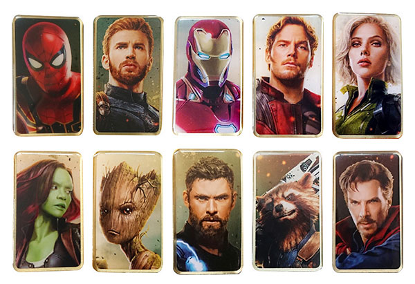 アベンジャーズ インフィニティ・ウォー/ ピンバッジ 10個セット[イン