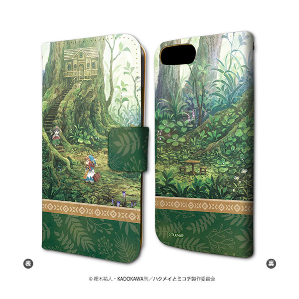 手帳型スマホケース(iPhone6/6s/7/8兼用)「ハクメイとミコチ」01/Morning[A3]《在庫切れ》