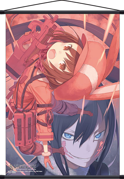 ソードアート・オンライン オルタナティブ ガンゲイル・オンライン B2タペストリー レン＆ピトフーイ 3巻表紙(原作柄)[ムービック]《在庫切れ》