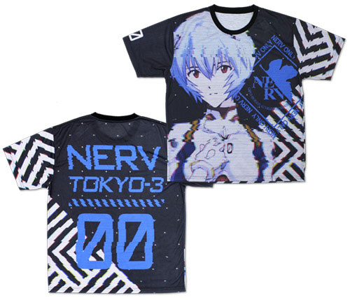EVANGELION 綾波レイ 両面フルグラフィックTシャツ/S（再販）[コスパ