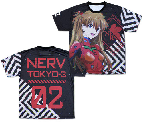 EVANGELION 式波・アスカ・ラングレー 両面フルグラフィックTシャツ/M[コスパ]