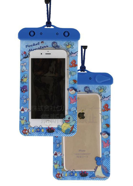 ポケットモンスター 防水ポーチ 水ポケモン (POKE-595B)[グルマンディーズ]《在庫切れ》